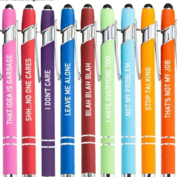 Set of 12 funny pens 3 for $20! - Picture 3 of 4